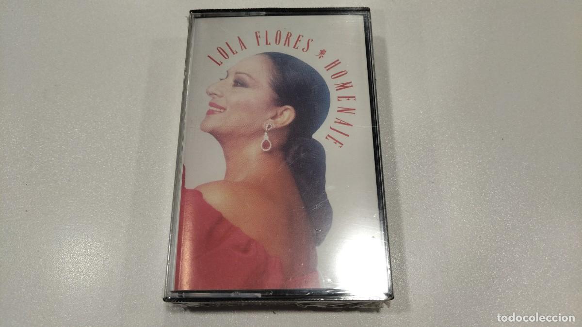 Casetes antiguos: 0526-CASSETTE-LOLA FLORES HOMENAJE- PRECINTADO