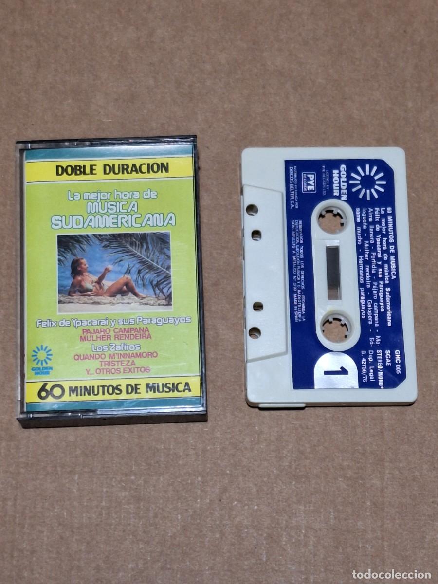 Casetes antiguos: CINTA CASSETTE LA MEJOR HORA DE MUSICA SUDAMERICANA