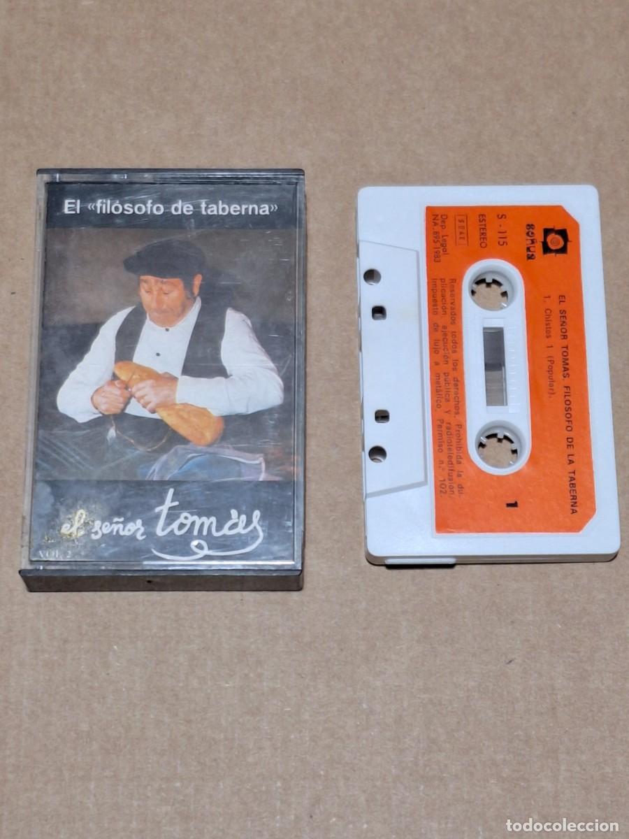 Casetes antiguos: EL SE&Ntilde;OR TOMAS - CASSETTE SO&Ntilde;UA - CHISTES HUMOR - EL FILOSOFO DE TABERNA