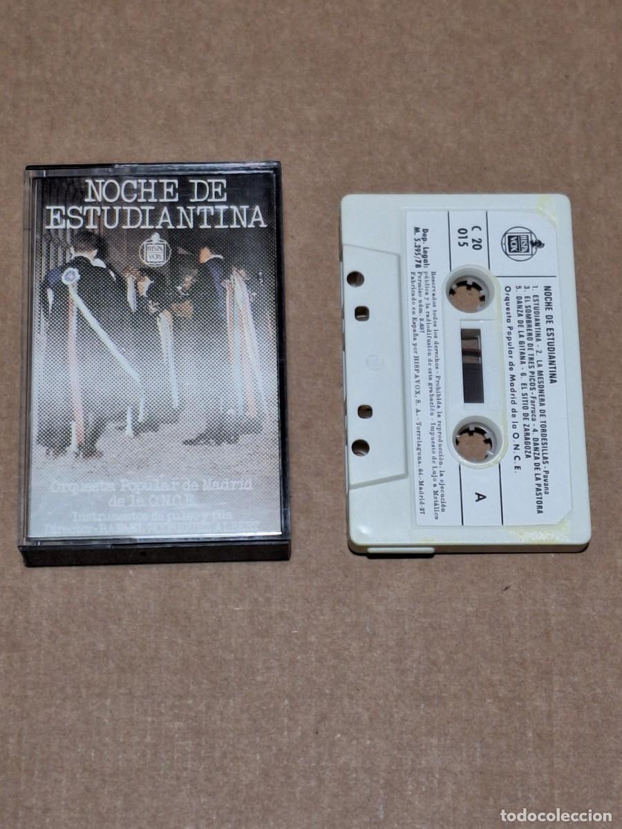 Casetes antiguos: ORQUESTA POPULAR DE MADRID DE LA O.N.C.E.- NOCHE DE ESTUDIANTINA- - HISPAVOX 1978