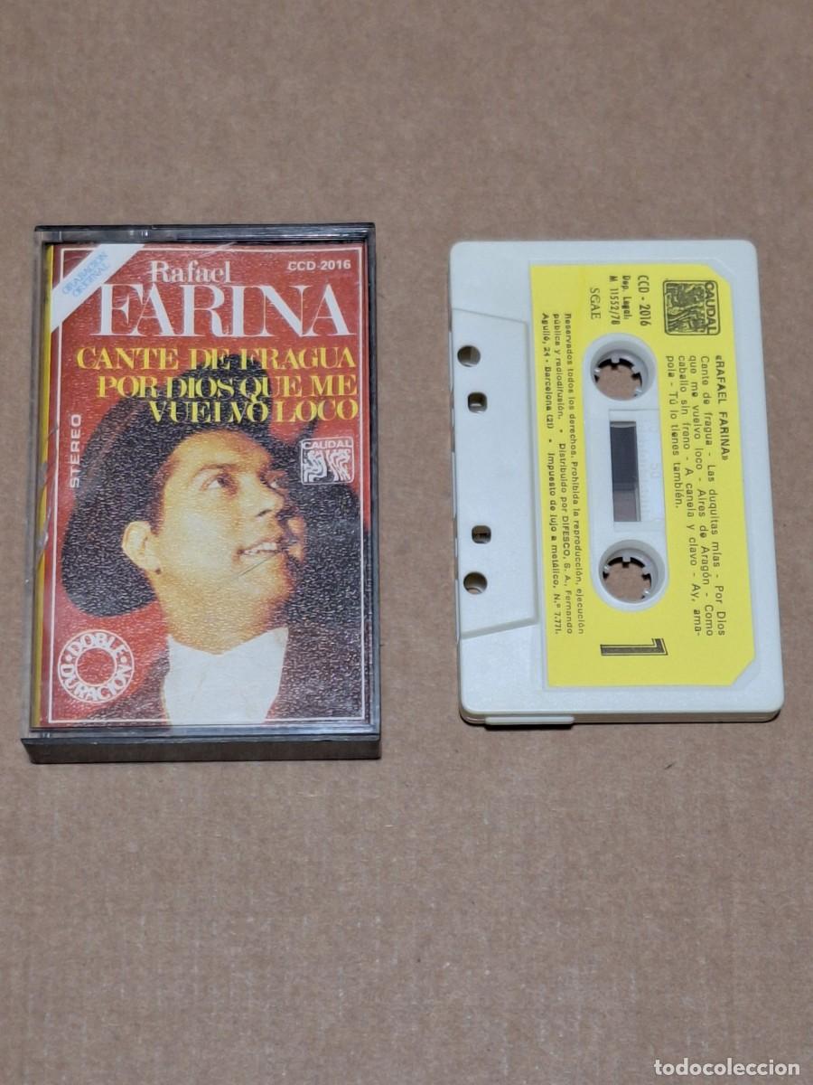 Casetes antiguos: CINTA CASSETTE Rafael Farina DOBLE DURACION Caudal CCD 2016