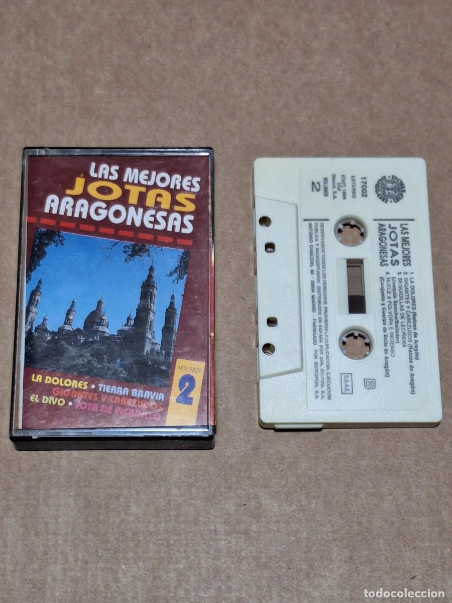 Casetes antiguos: CINTA CASSETTE LAS MEJORES JOTAS ARAGONESAS VOLUMEN 2