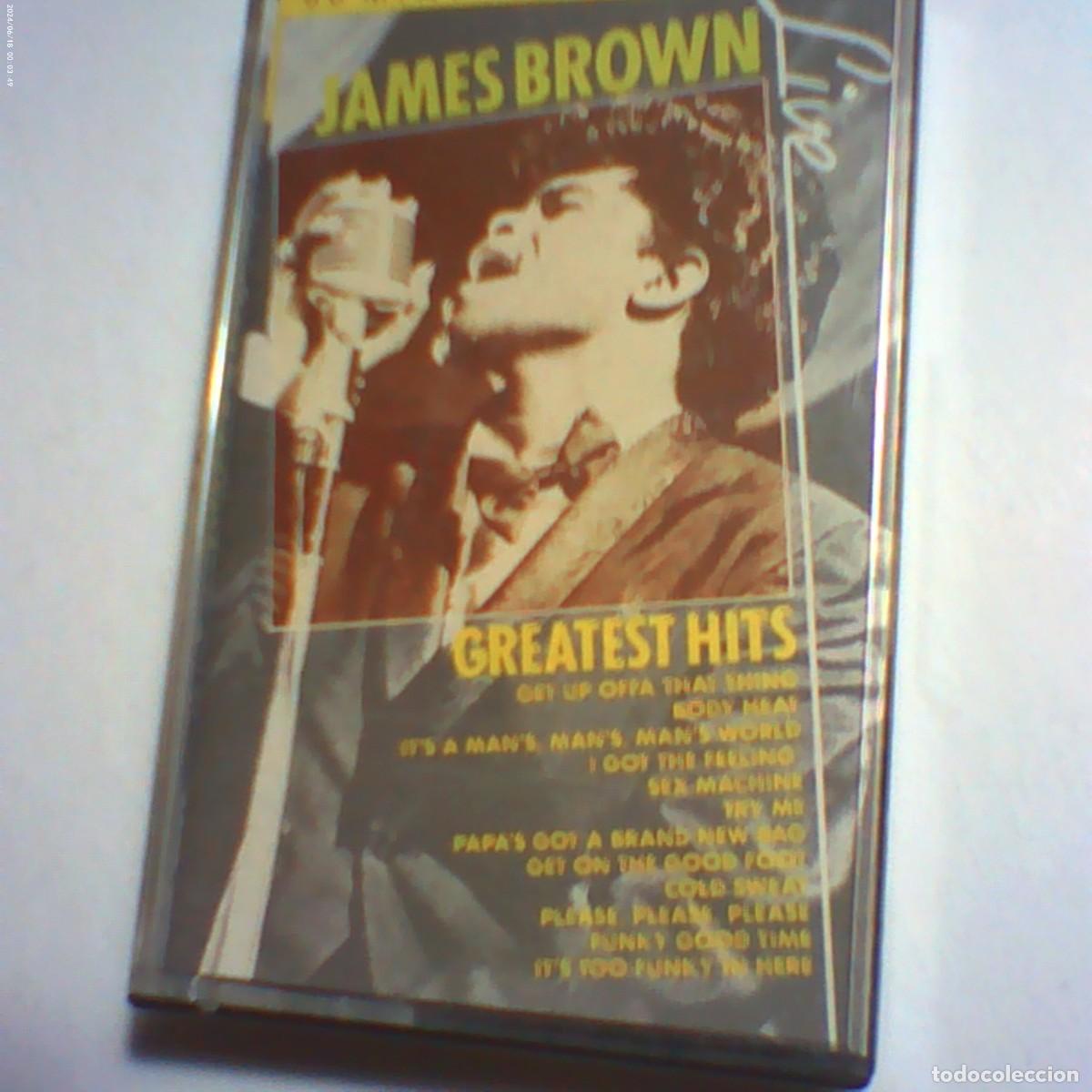 Casetes antiguos: cinta casete james brown. greatest hits. yasterdays gold 1987 denmark (seminueva)