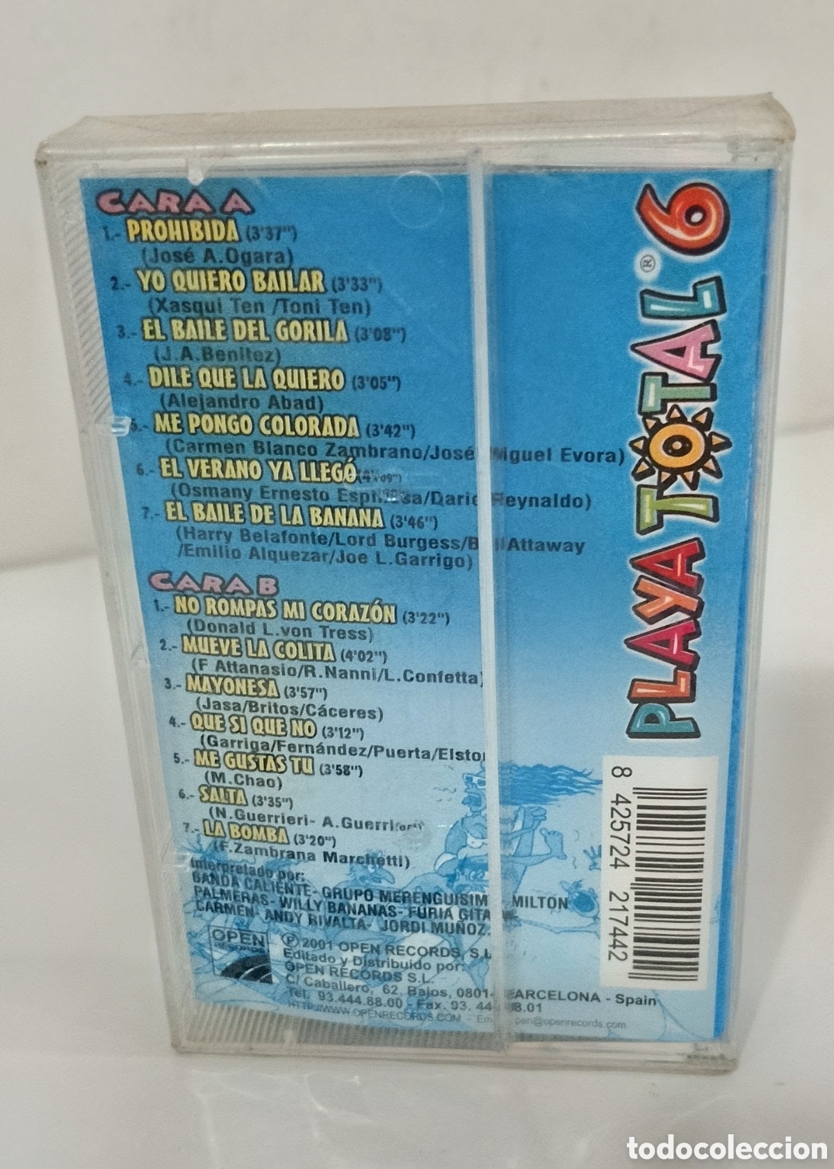 Casetes antiguos: PACK3 CL&Aacute;SICOS - PLAYA TOTAL - CASSETTE PRECINTADO - Foto 6