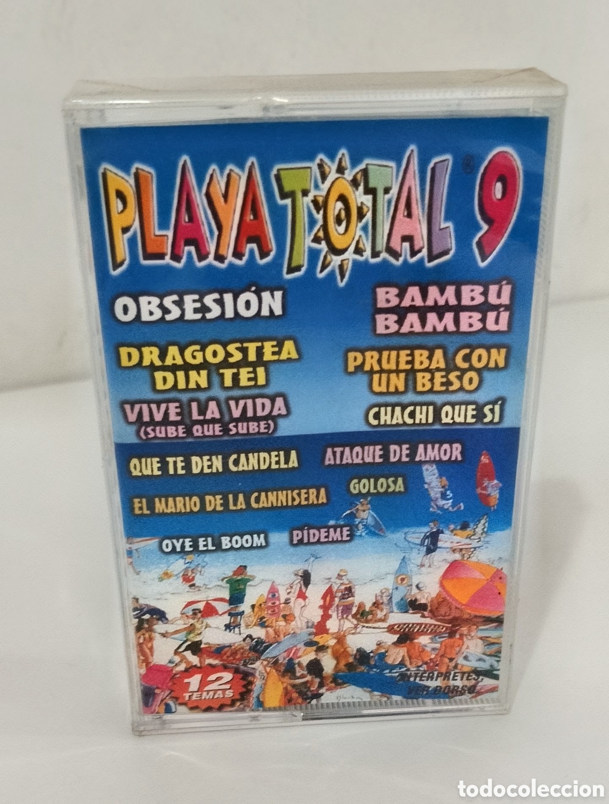 Casetes antiguos: TODO UN CL&Aacute;SICO - PLAYA TOTAL 9 - CASSETTE PRECINTADO