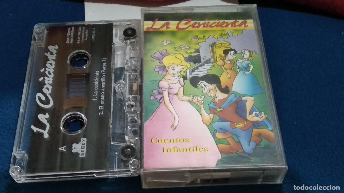 Casetes antiguos: CUENTOS INFANTILES / LA CENICIENTA, LA PRINCESA EN EL GUISANTE, EL ENANO AMARILLO 1996 DISKY. CASETE
