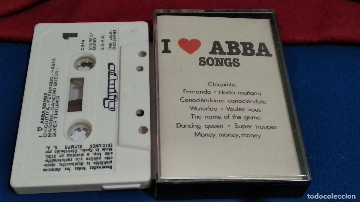 Casetes antiguos: ABBA SONGS / I AMO ABBA SONGS - CINTA DE CASETE - CASSETTE EDICI&Oacute;N ESPA&Ntilde;OLA 1983 OLIMPO