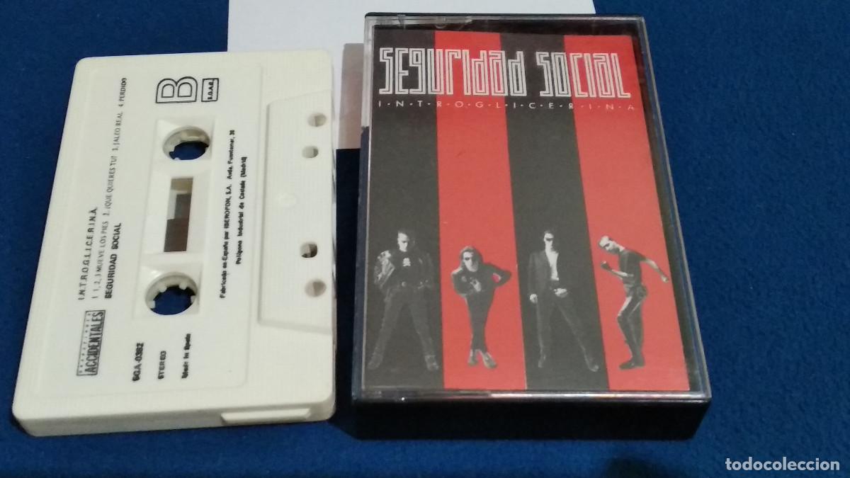 Casetes antiguos: Seguridad Social - Introglicerine / Gasa - Dro, 1990 CINTA CASETE CASSETTE POP ROCK