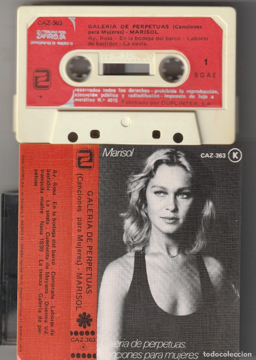 Casetes antiguos: MARISOL - GALERIA DE PERPETUAS, CANCIONES PARA MUJERES (CASSETTE ZAFIRO 1979)