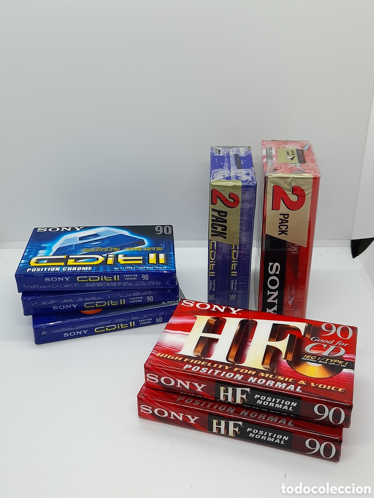Casetes antiguos: ANTIGUAS CINTAS DE CASSETTE VIRGENES. SIN ABRIR.