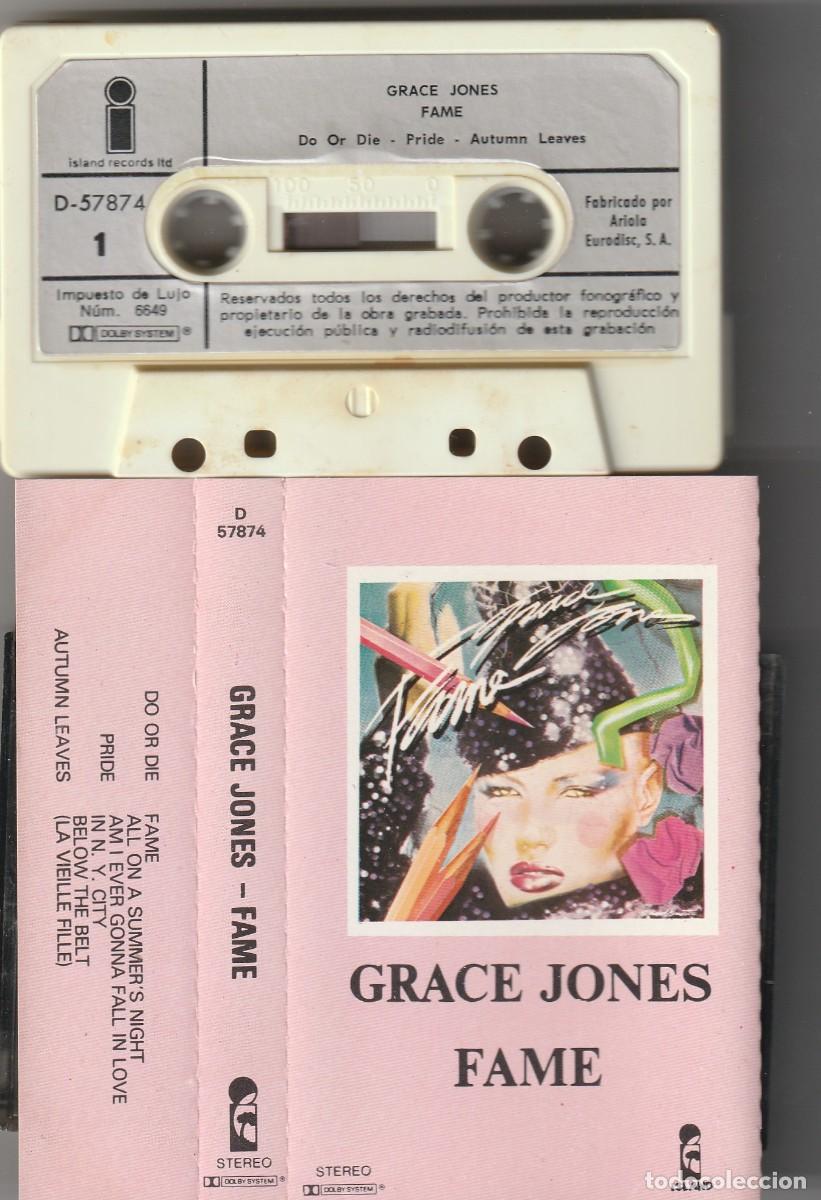 Casetes antiguos: GRACE JONES - FAME (CASSETTE ISLAND 1978 ESPA&Ntilde;A)