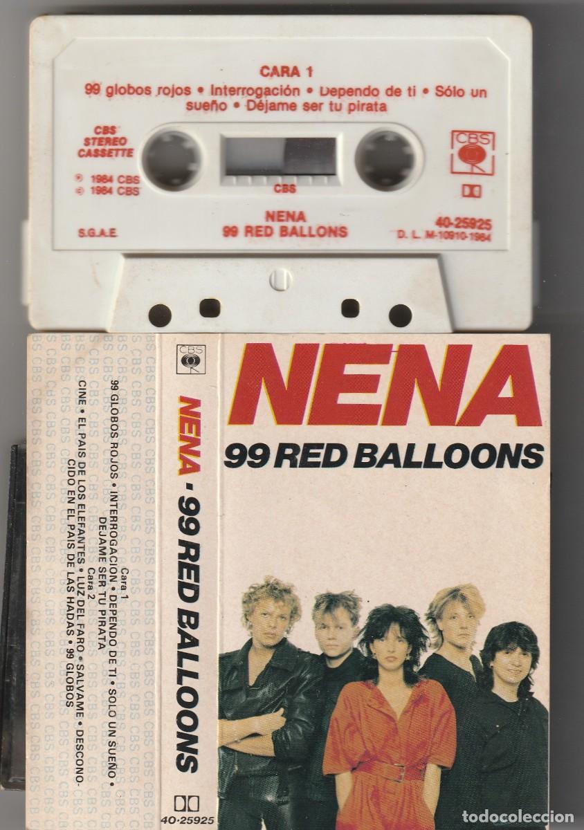 Casetes antiguos: NENA - 99 RED BALLOONS (CASSETTE CBS 1984 ESPA&Ntilde;A)