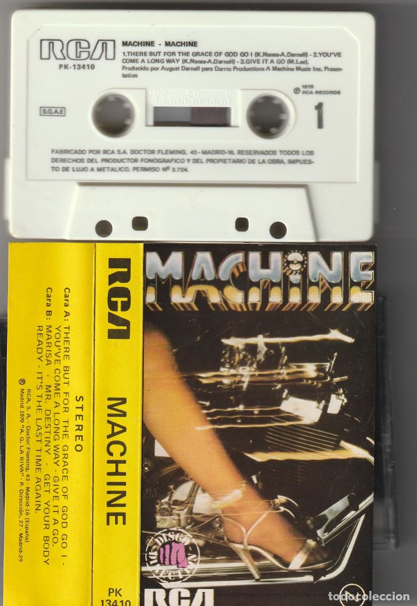 Casetes antiguos: MACHINE - MACHINE (CASSETTE RCA 1979 ESPA&Ntilde;A) - Foto 2