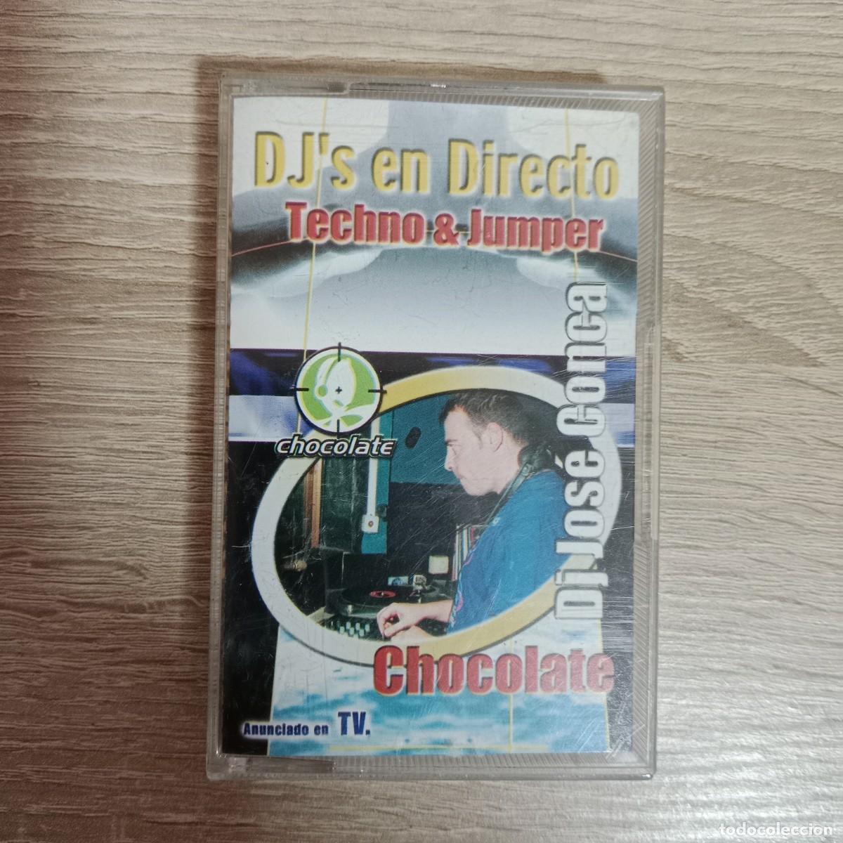 Casetes antiguos: DJ JOS&Eacute; CONCA - CHOCOLATE - CASSETTE - TECHNO & JUMPER - CONTRASE&Ntilde;A RECORDS -A&Ntilde;O 2000.