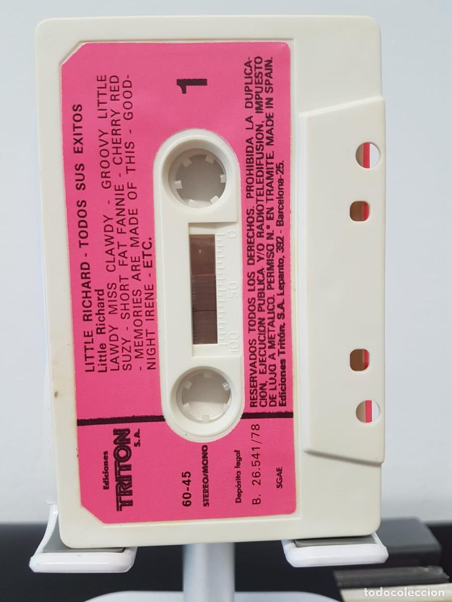 Casetes antiguos: Little Richard - Todos Sus &Eacute;xitos (Cassette) - Foto 3