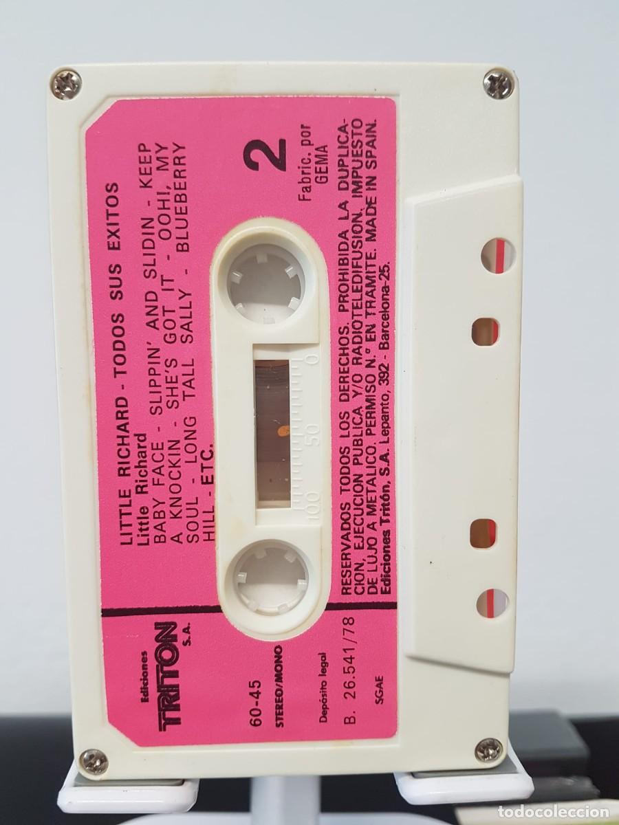 Casetes antiguos: Little Richard - Todos Sus &Eacute;xitos (Cassette) - Foto 4