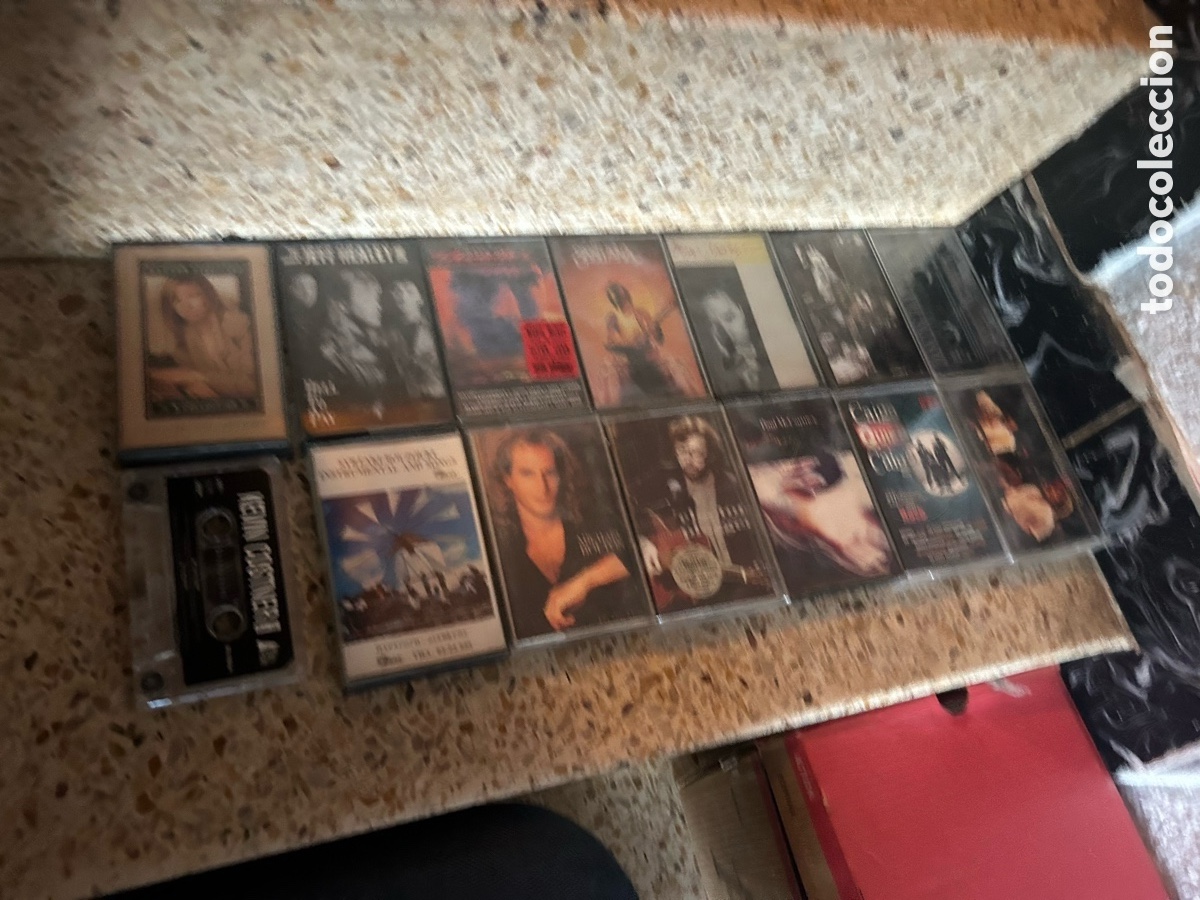 Casetes antiguos: Lote de casetes variados a&ntilde;os 80/90 - Heavy, Rock, Pop y Recopilatorios (Dio, Supertramp, CQC, etc.)