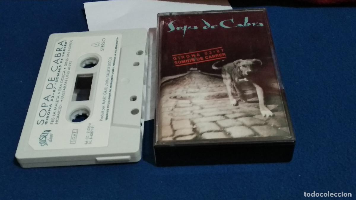 Casetes antiguos: Sopa de Cabra / Girona 83-87 Somnis de Carrer - CASETE 1991 Salseta Discos CINTA CASSETTE PERFECTA