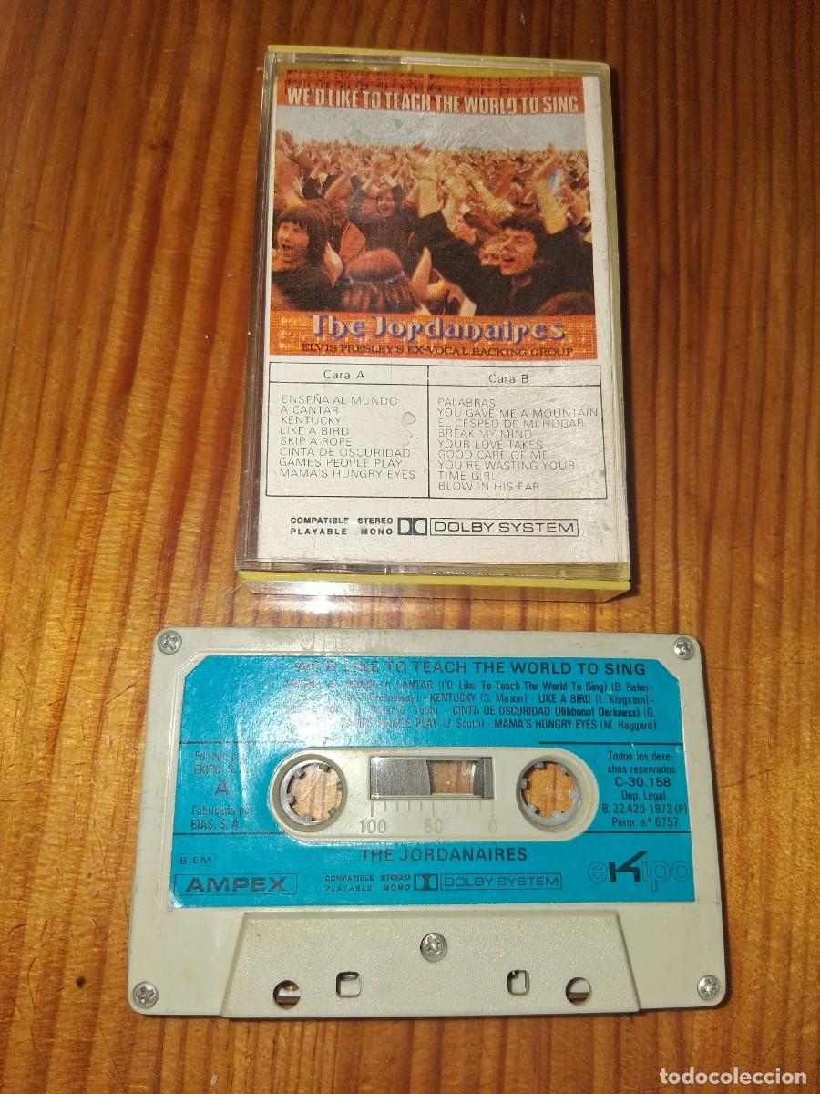 Casetes antiguos: Casete cinta de m&uacute;sica The Jordanaires We'd Like To Teach The World To Sing