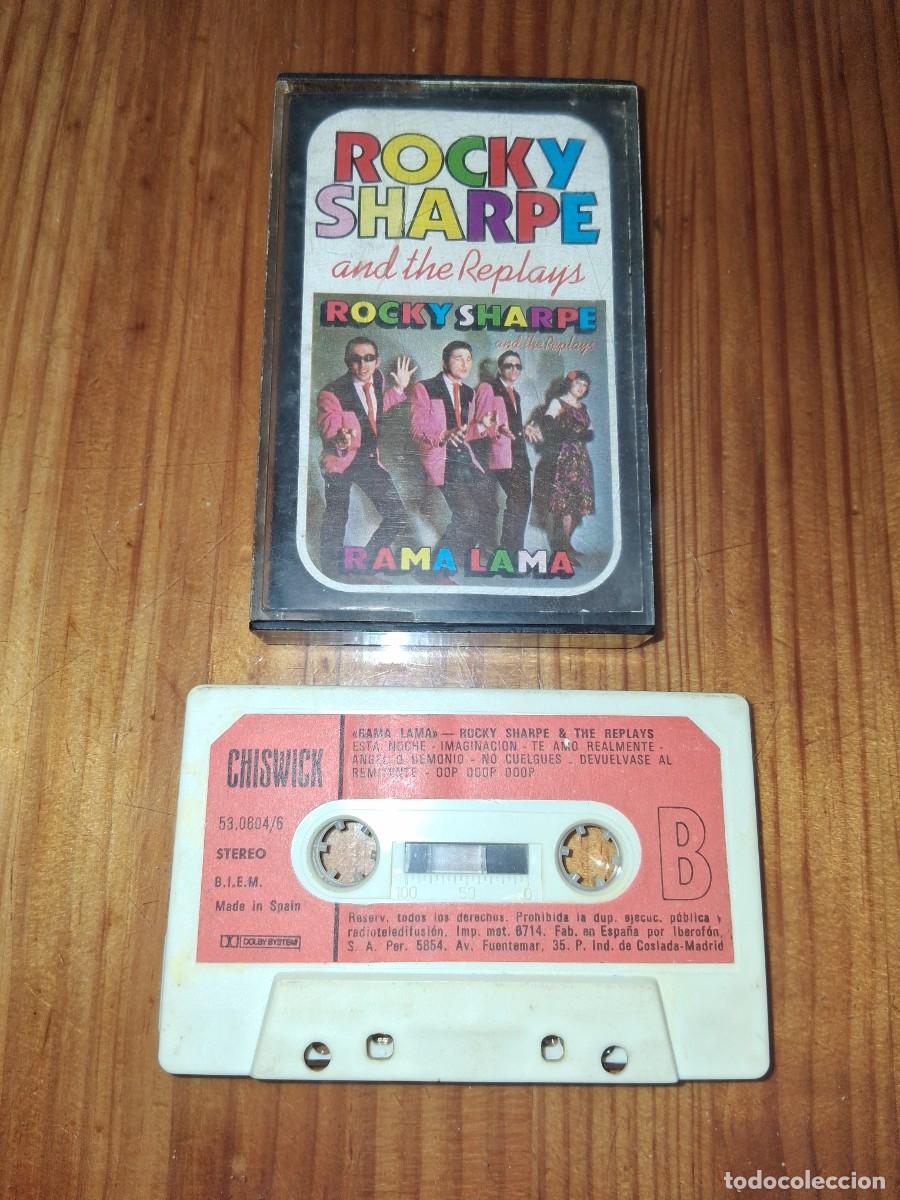 Casetes antiguos: Casete cinta de m&uacute;sica CASETE ROCKY SHARPE AND THE REPLAYS