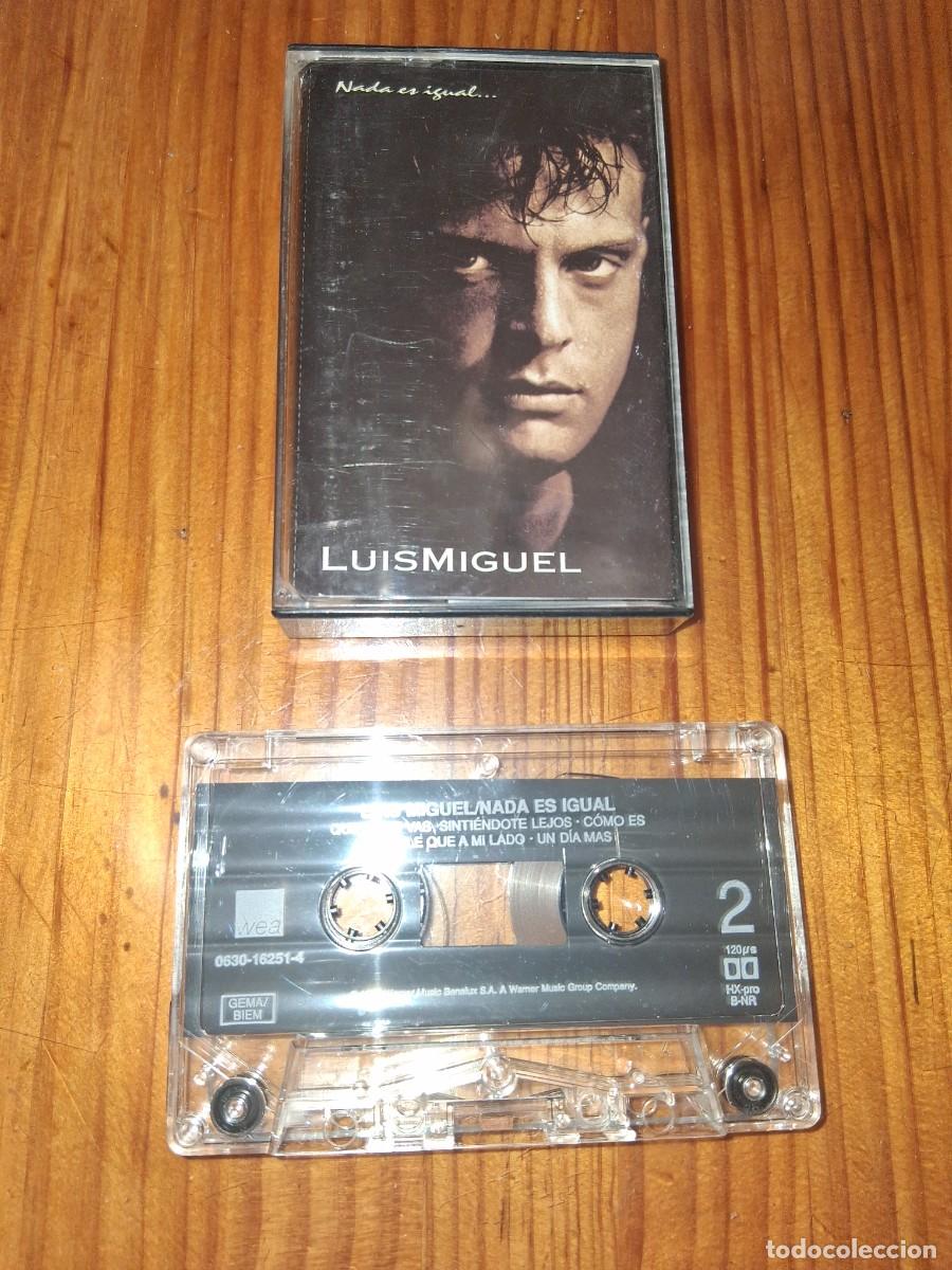 Casetes antiguos: Casete cinta de m&uacute;sica Luis Miguel - Nada es igual