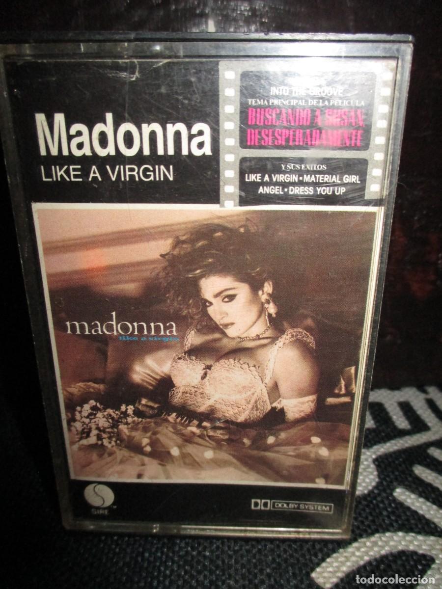 Cassette antiche: 411- Casete Madonna - Like a Virgin (Edici&oacute;n Espa&ntilde;ola Vintage 1985) - Impecable