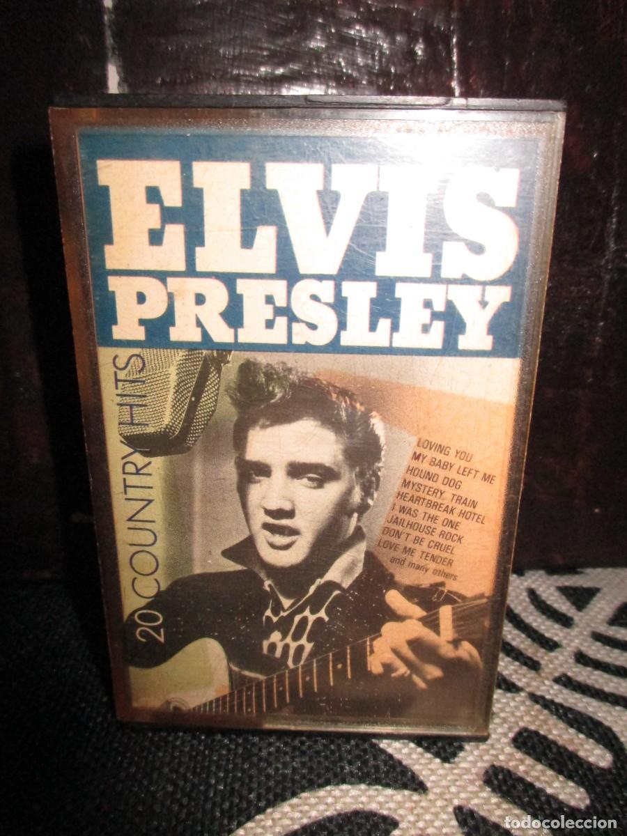 Cassetes antigas: 413- Cassette Elvis Presley - 20 Country Hits (Vintage 1987)