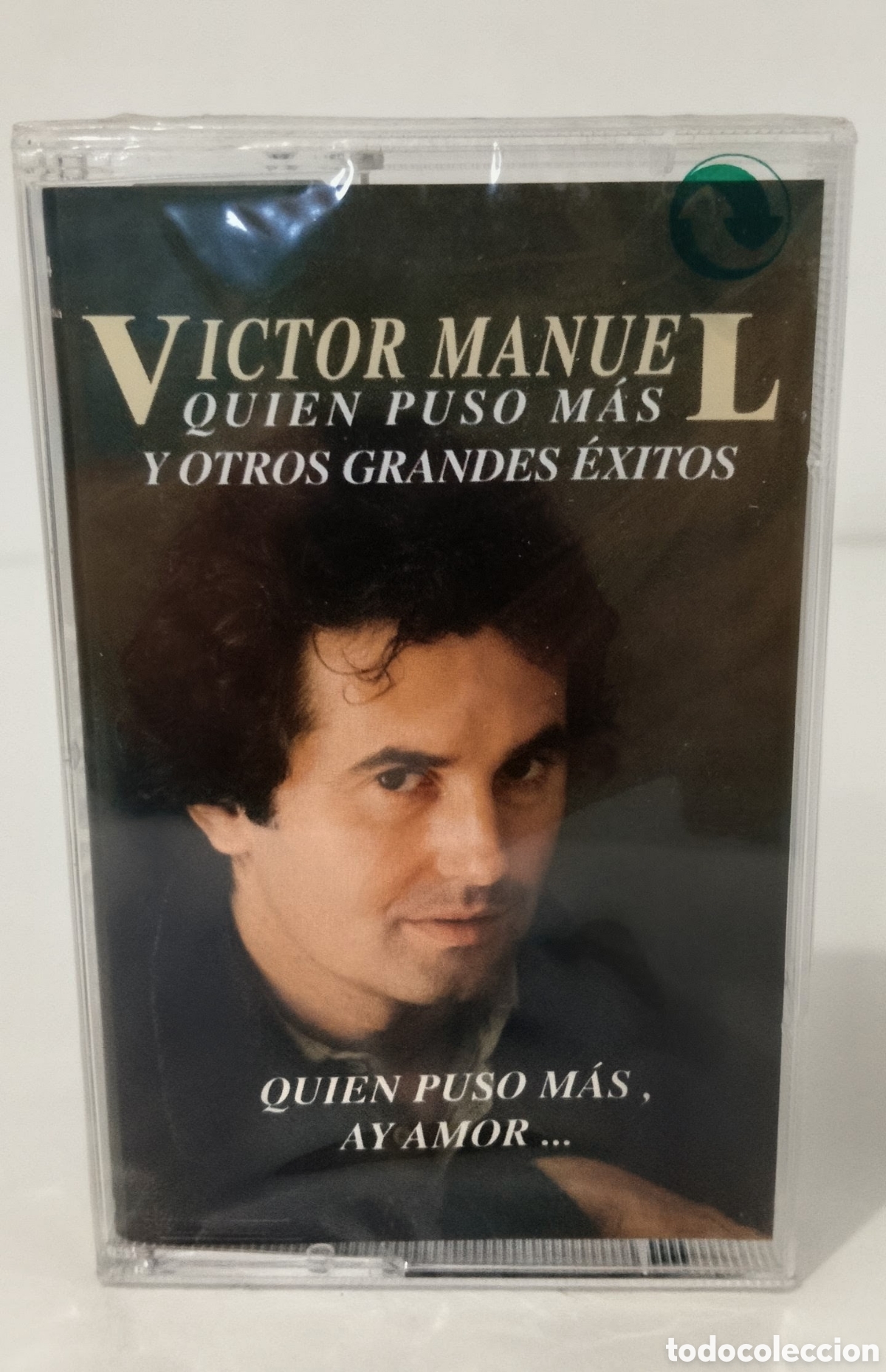 Casetes antiguos: V&Iacute;CTOR MANUEL - QUI&Eacute;N PUSO M&Aacute;S Y OTROS GRANDES &Eacute;XITOS - CASSETTE PRECINTADO