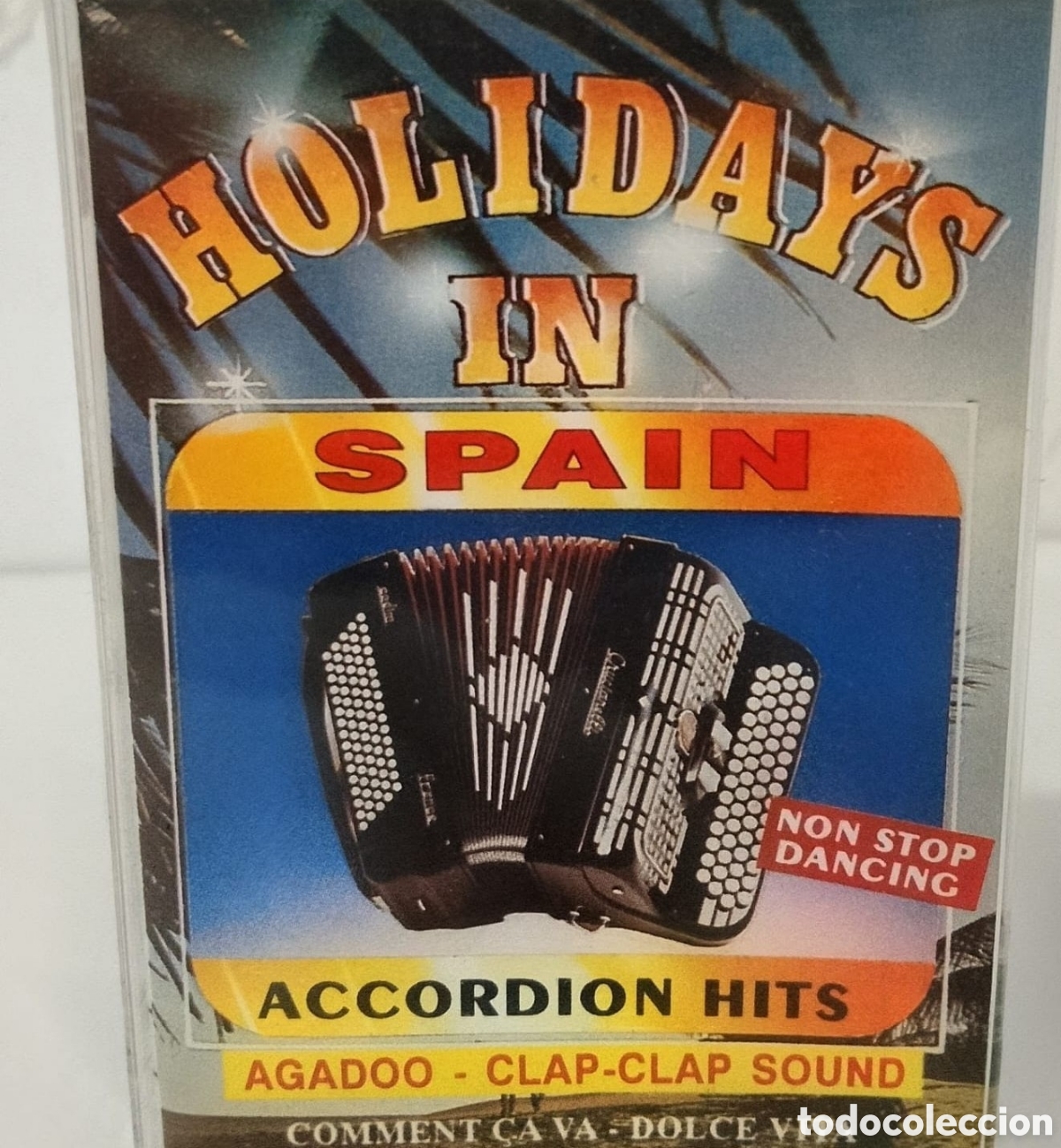 Casetes antiguos: HOLIDAYS IN SPAIN - ACCORDION HITS - CASSETTE PRECINTADO