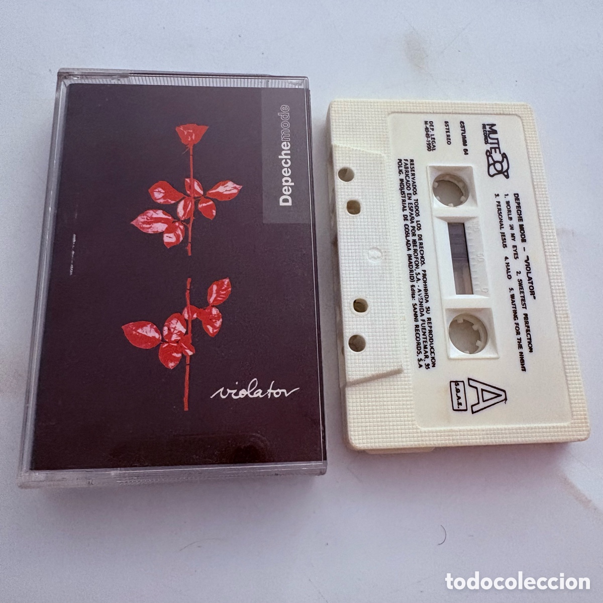 Casetes antiguos: cinta cassette Depeche Mode &lrm;&ndash; Violator edicion espa&ntilde;ola de 1990