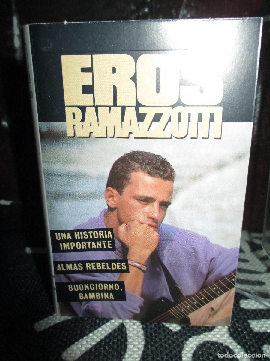 Cassette antiche: 412- Cinta Cassette Eros Ramazzotti - Una Historia Importante (1988) / &iexcl;Excelente estado!