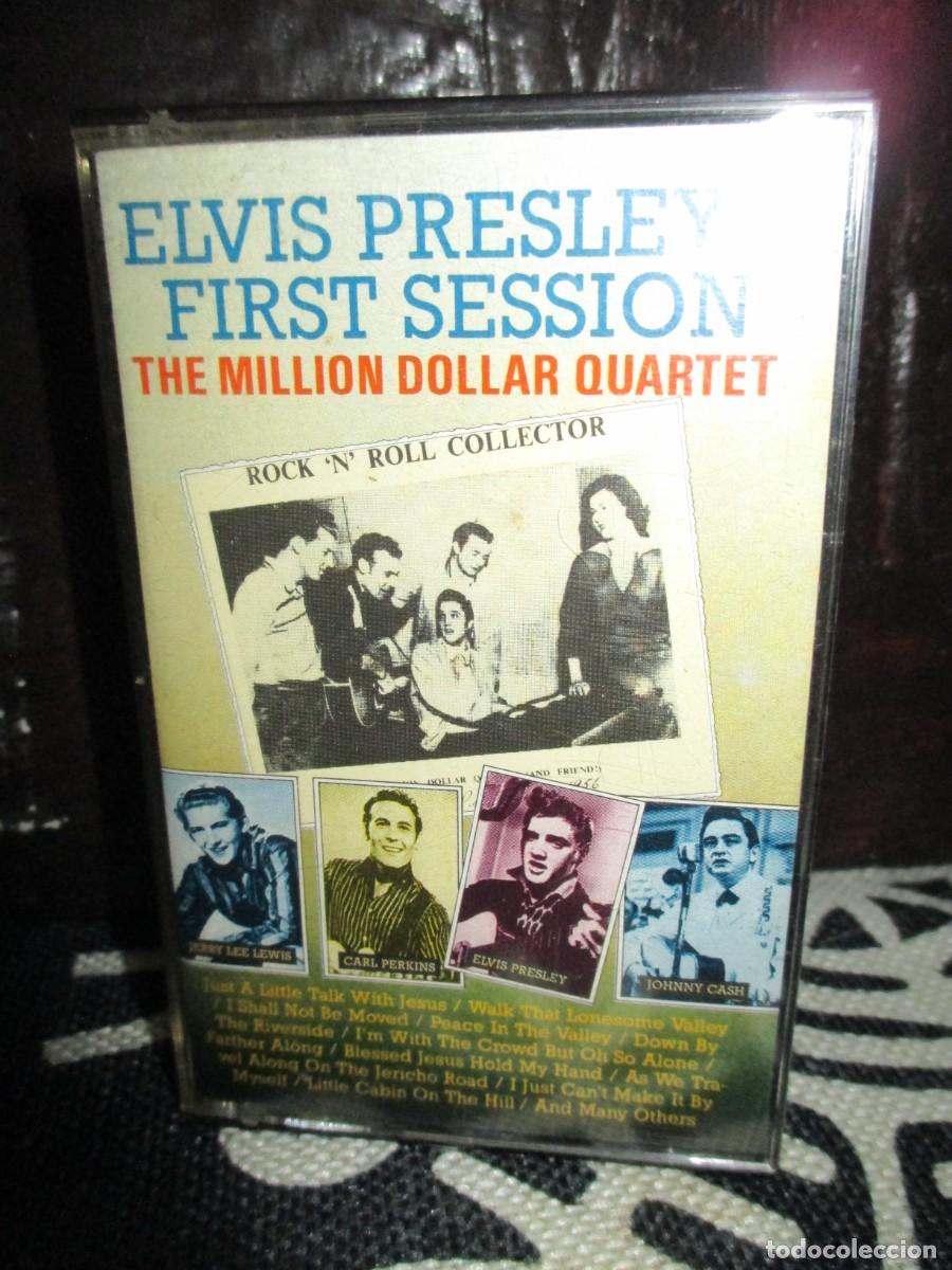 Cassetes antigas: 420- Casete Elvis Presley - First Session - The Million Dollar Quartet (1956 Jam Session)