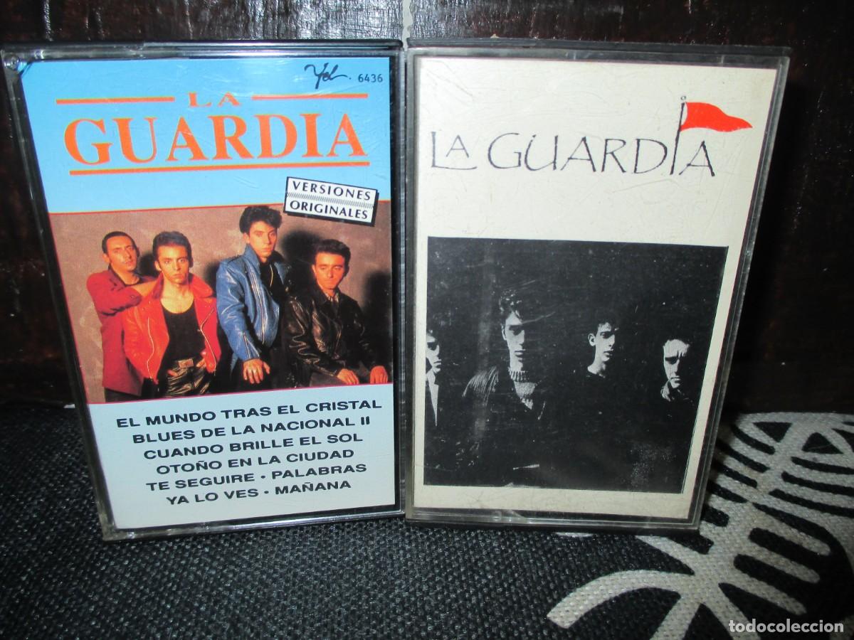 Casetes antiguos: 422- Lote 2 Cassettes Originales La Guardia - Muy Buen Estado (Pop Rock Espa&ntilde;ol)