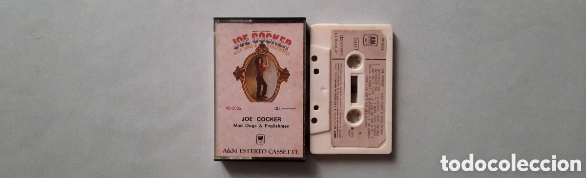 Casetes antiguos: JOE COCKER//MAD DOG&ENGLISHMEN//1977//CASETE//AM RECORDS