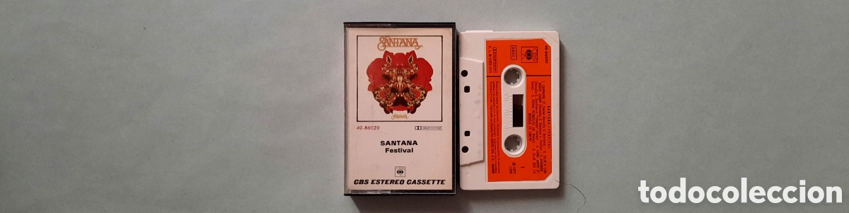 Casetes antiguos: SANTANA//FESTIVAL//1977//CASETE//CBS