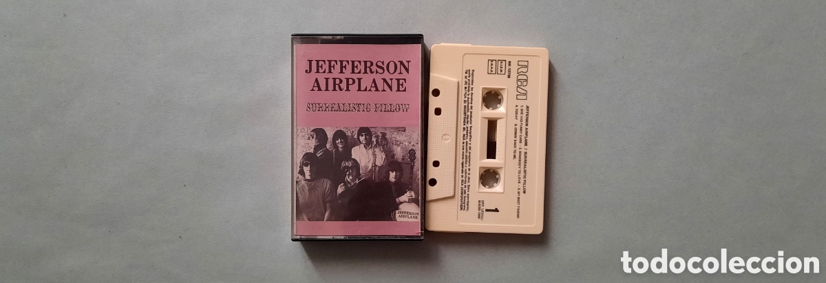 Casetes antiguos: JEFFERSON AIRPLANE//SURREALISTIC PILLOW//1989//CASETE//RCA
