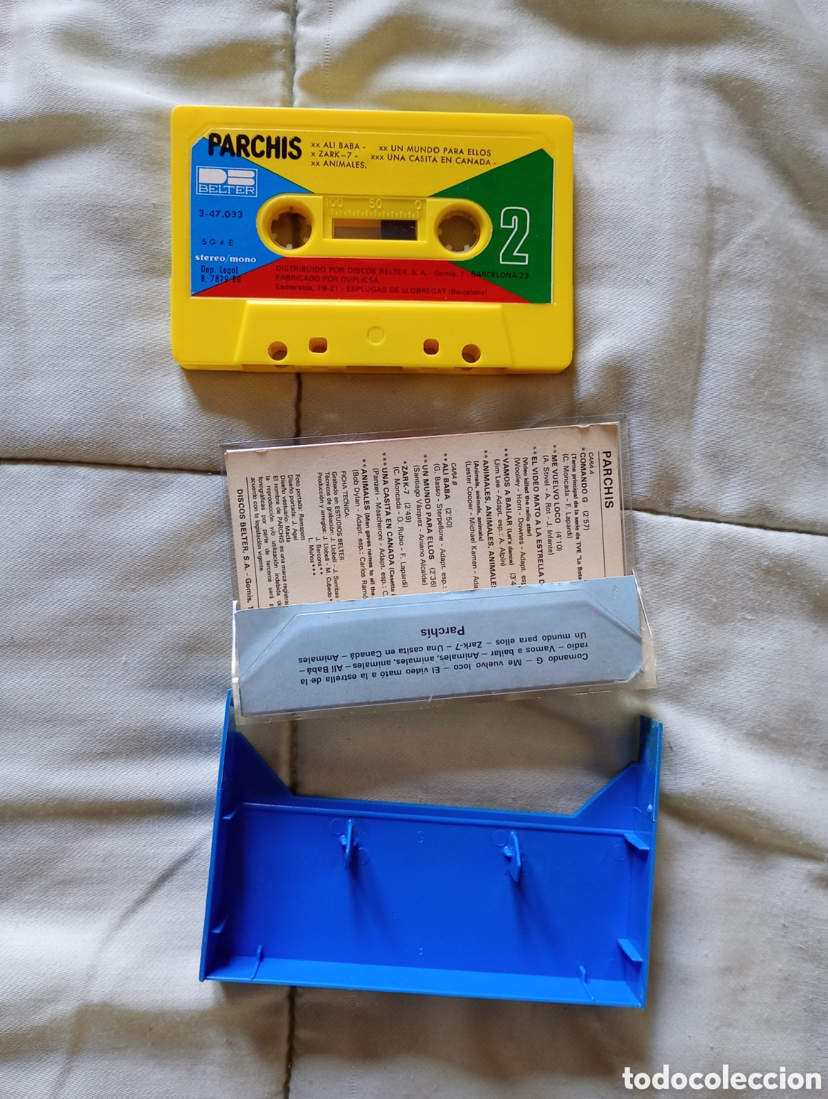 Casetes antiguos: Cassette Parch&iacute;s comando g