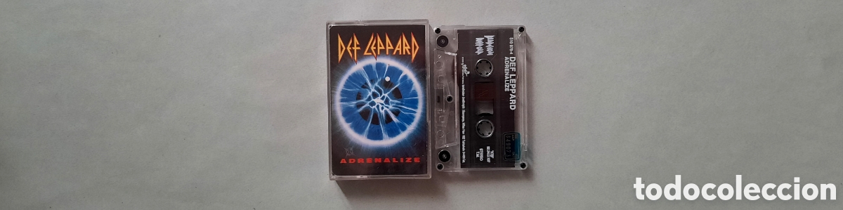 Casetes antiguos: DEF LEPPARD//ADRENALIZE//MUSIC INTERNATIONAK ISTAMBUL