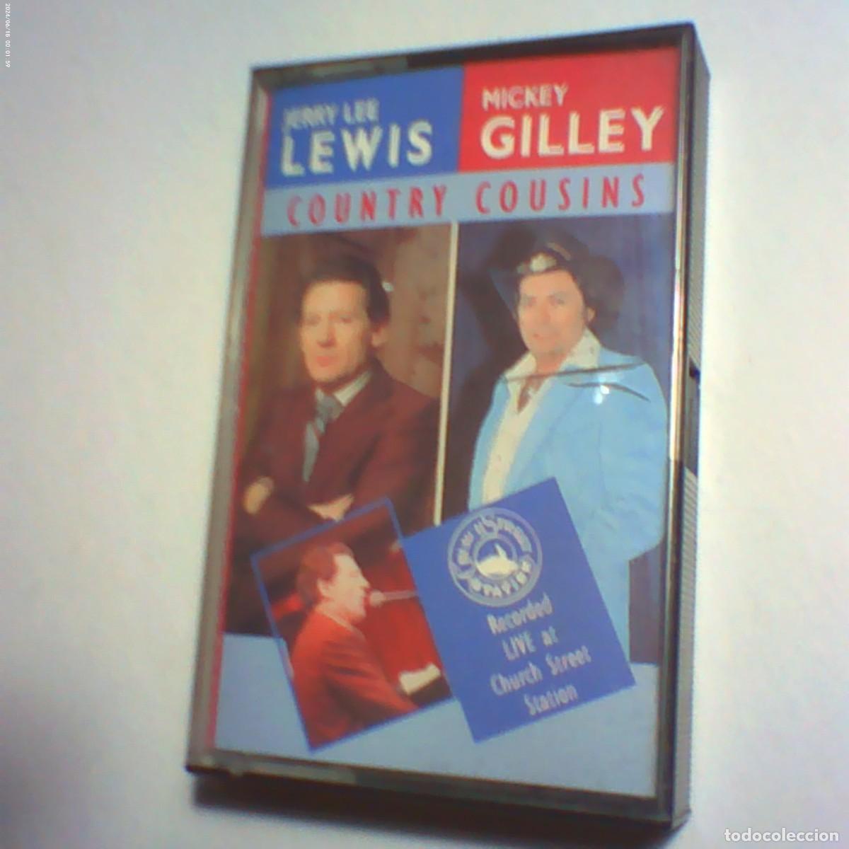 Casetes antiguos: cinta casete jerry lee lewis. mickey gilley. country cousins. church 1990 holland nunca tc seminueva