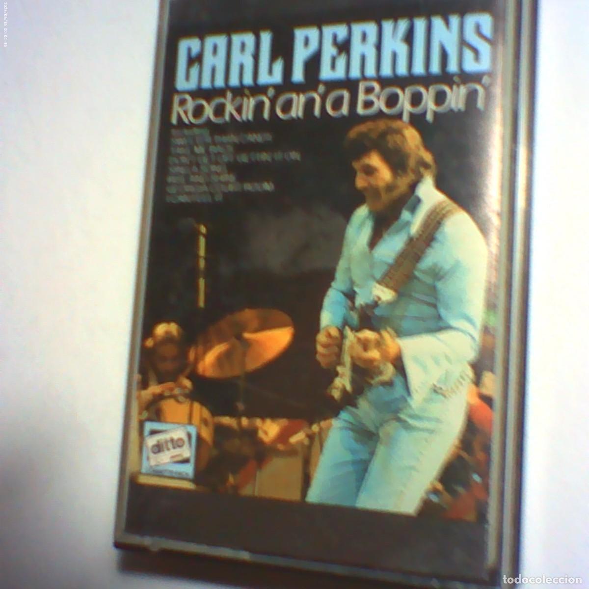Casetes antiguos: cinta casete carl perkins. rockin' an' a boppin'. pickwick 1984 (seminueva)