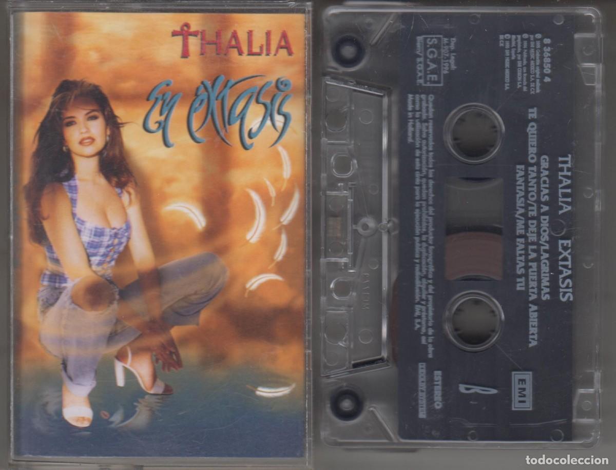 Casetes antiguos: Thalia cassette En &eacute;xtasis 1996 EMI Spain