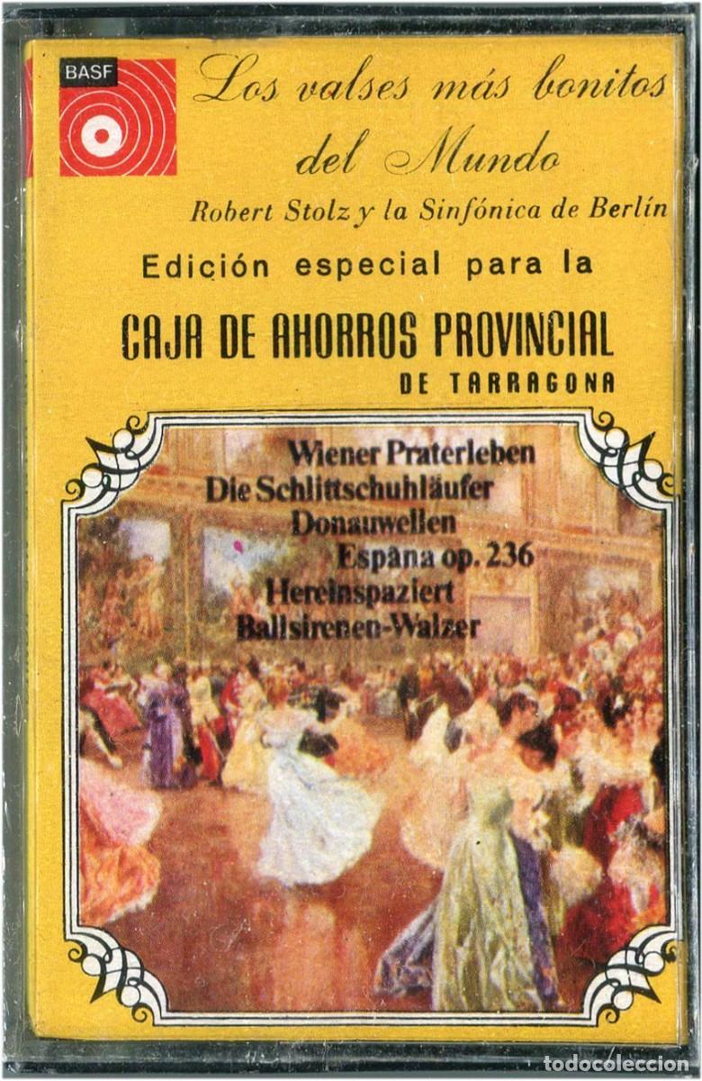 Casetes antiguos: Robert Solt, .Sinf&oacute;nica de Berlin - Los valses m&aacute;s bonitos... - Cassette Spain - BASF - Precintado