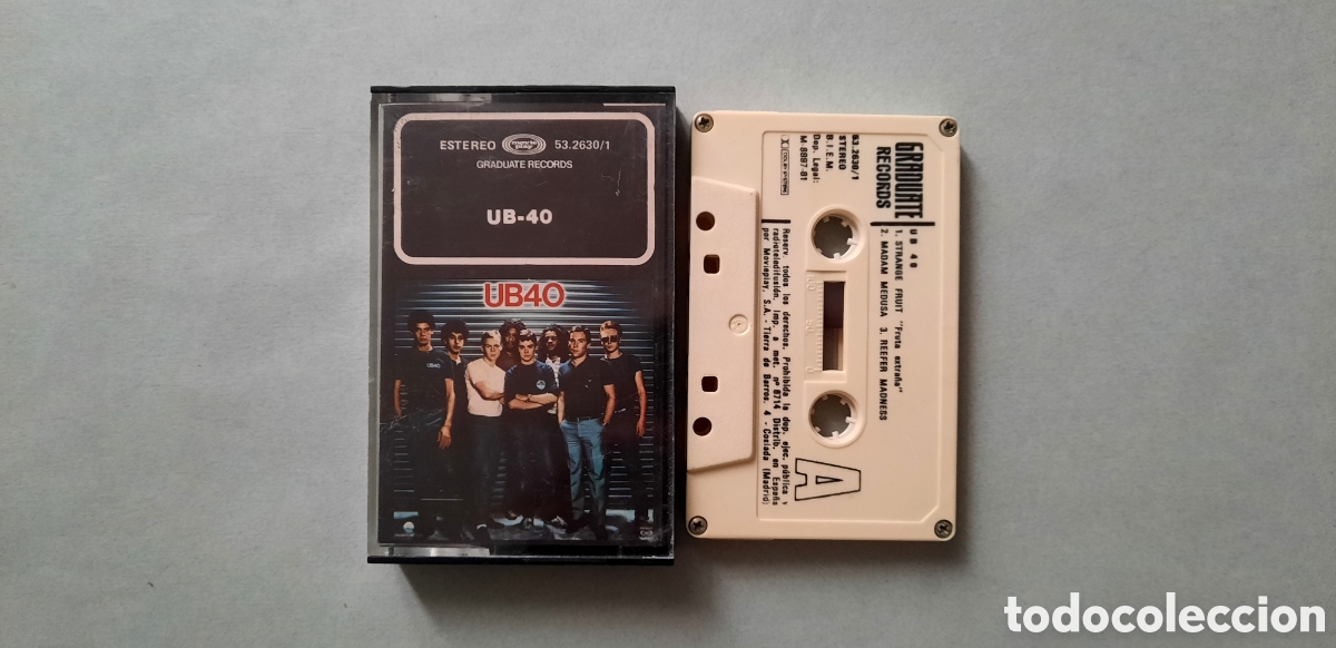 Casetes antiguos: UB-40//UB-40//1981//CASETE//GRADUATE RECORDS