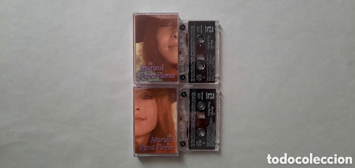 Casetes antiguos: DE MARISOL A PEPA FLORES//2 CASETES//1999//BMG-ZAFIRO