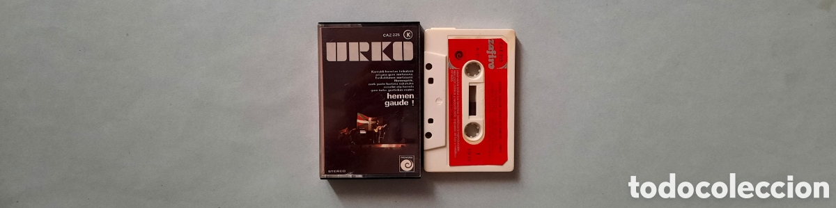 Casetes antiguos: URKO//HEMEN GAUDE!//1977//CASETE//ZAFIRO