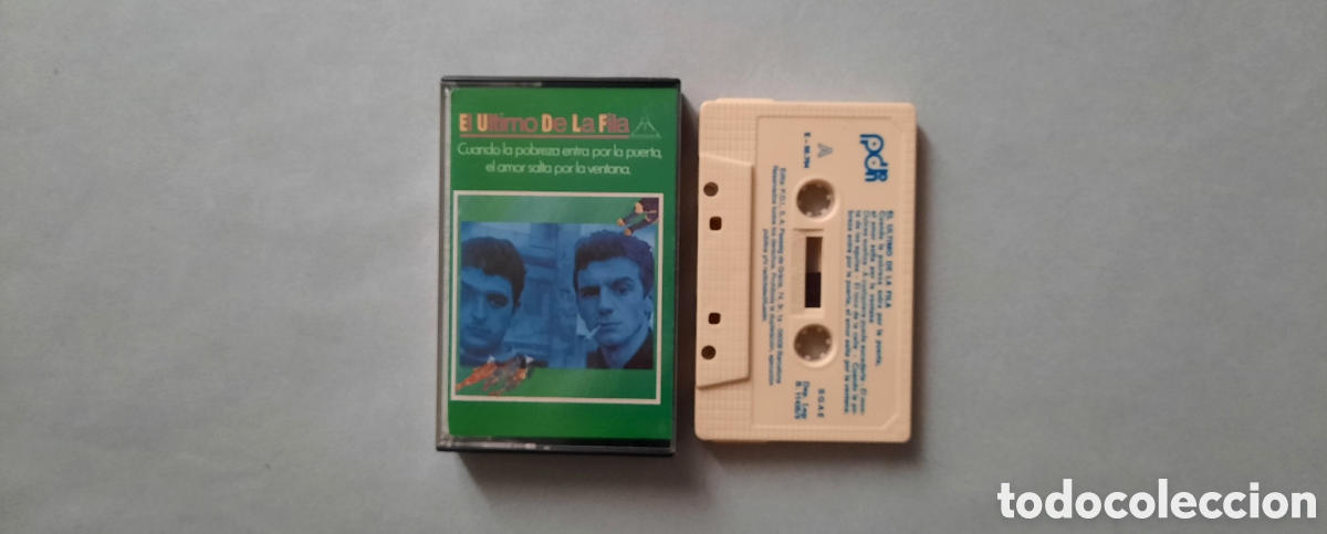 Casetes antiguos: EL ULTIMO DE LA FILA//1985//CASETE//PDI. S.A.