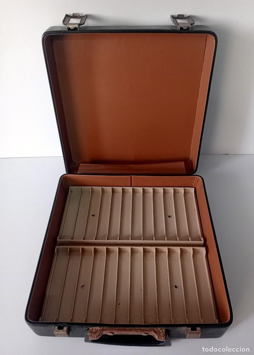 Casetes antiguos: ANTIGUO MALETIN PORTA CASSETTES - Foto 5