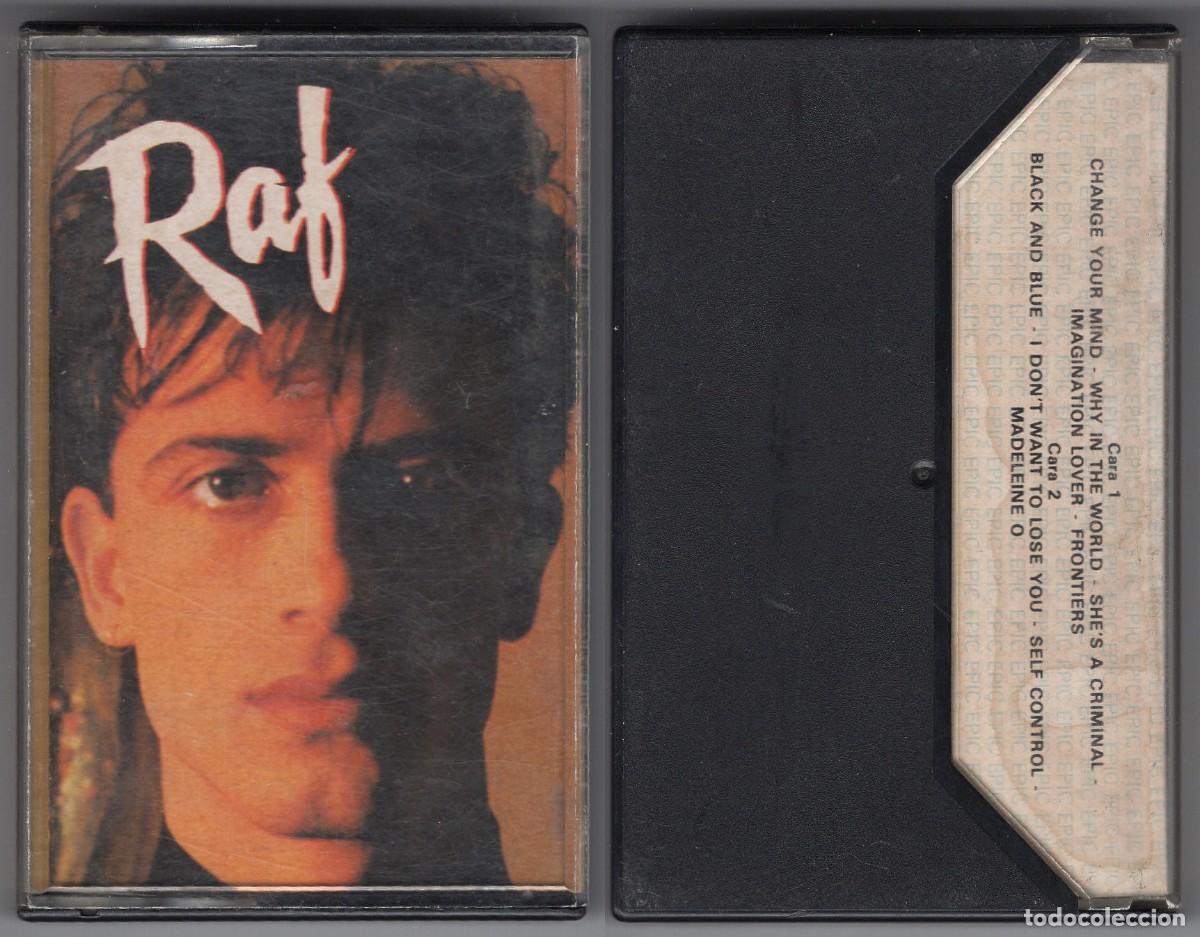 Casetes antiguos: Casete Raf. Self Control -Epic, 1984-