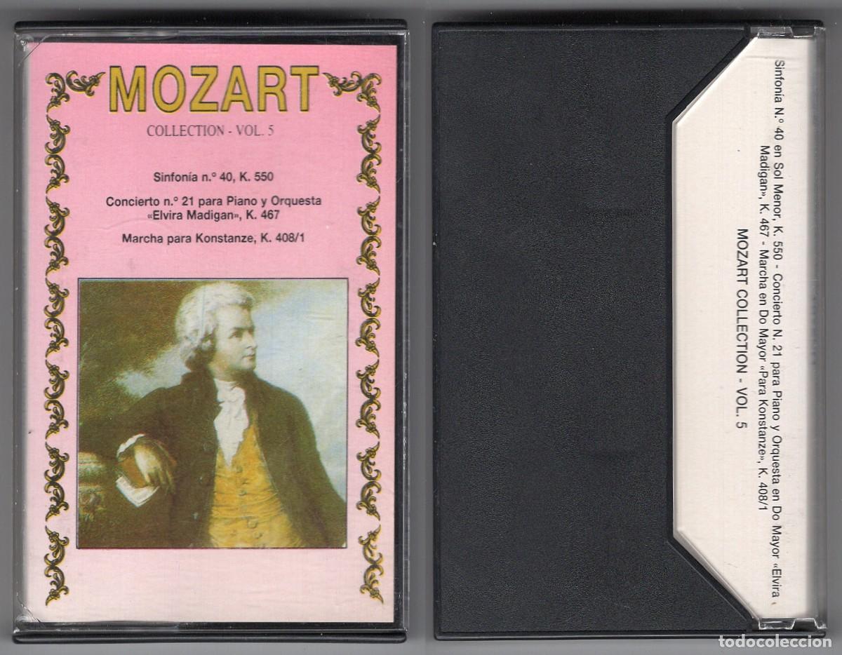 Casetes antiguos: Casete Mozart &middot; Collection vol 2 &middot; Sinfon&iacute;a N&ordm; 40 / Concierto N&ordm; 21 -Perfil Classic, 1992-