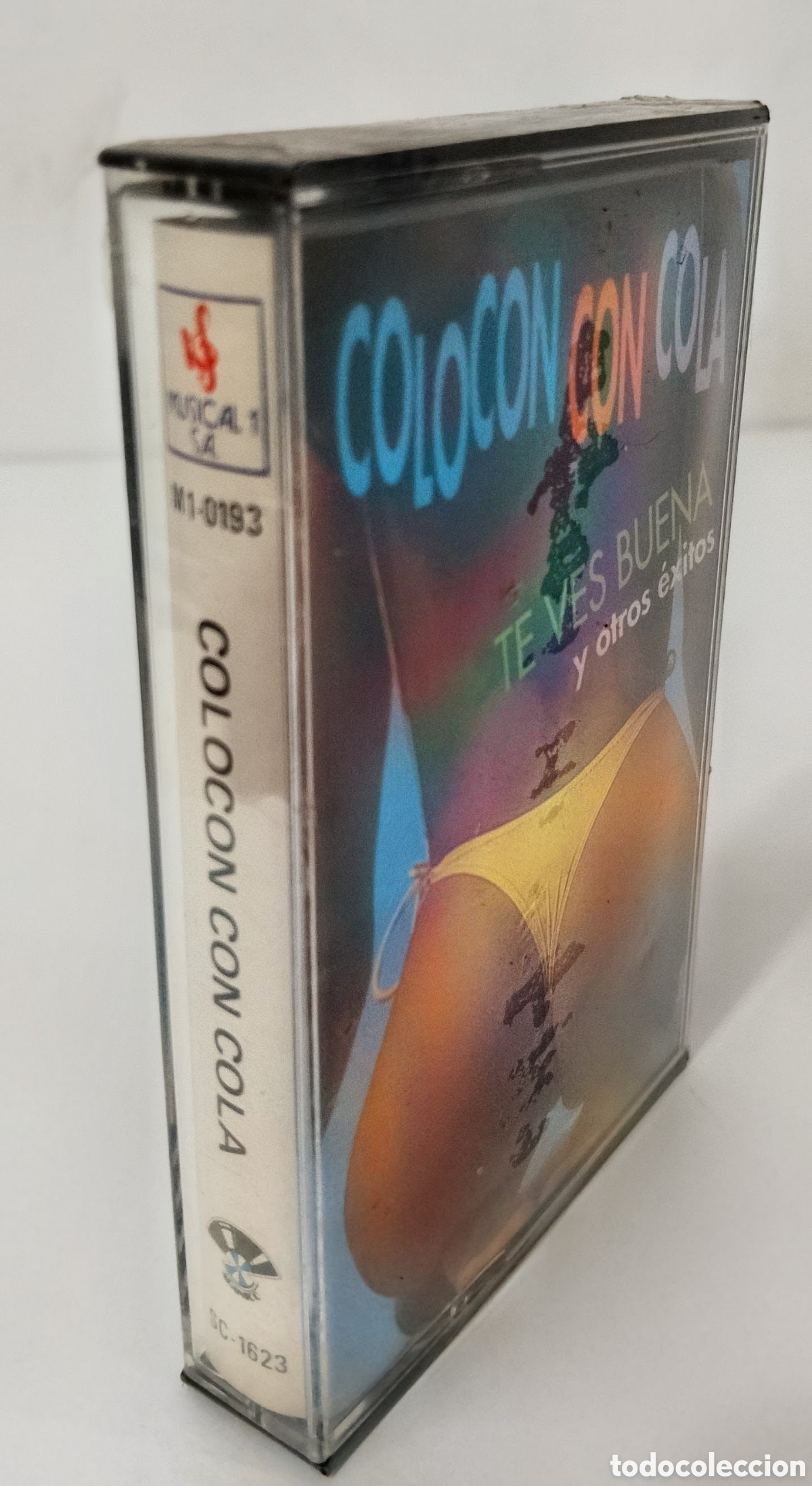 Casetes antiguos: COLOCON CON COLA - TE VES BUENA Y OTROS &Eacute;XITOS - CASSETTE PRECINTADO - Foto 2